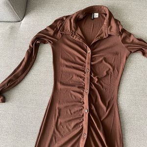 H&M Ruched Jersey Dress